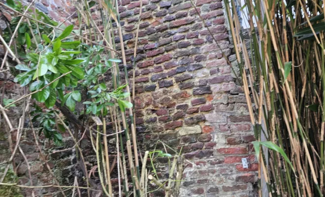 Pignon avant travaux 